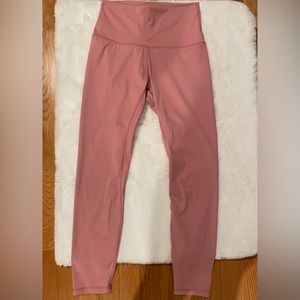 moss pink lululemon align leggings!size 6, 25 inch inseam